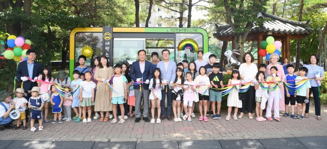 지난해 열린 오산시 양산동 늘푸른오스카빌 새싹스테이션 개소식 모습. 오산시 제공