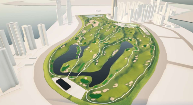 인천 송도 아이넥스 골프장 조감도. 인천경제청 제공