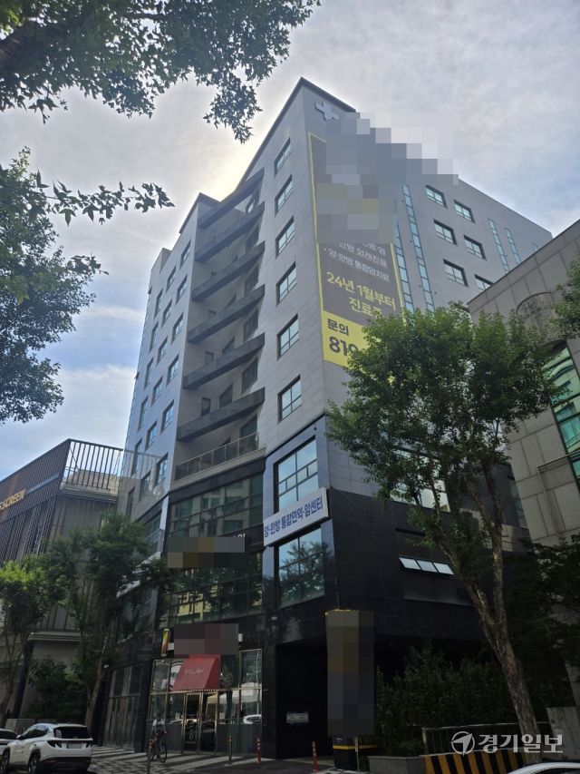 인천 연수구 청학동에 위치한 인천힐병원이 들어설 건물. 박상후 기자