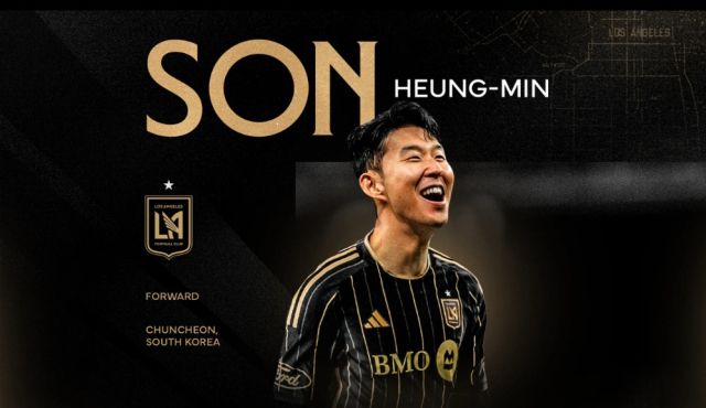 축구선수 손흥민. LAFC 홈페이지 갈무리