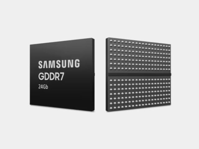 ▲삼성전자 24Gb GDDR7 D램. 삼성전자