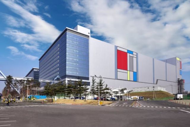 ▲삼성전자 DS부문 V1라인. 삼성전자