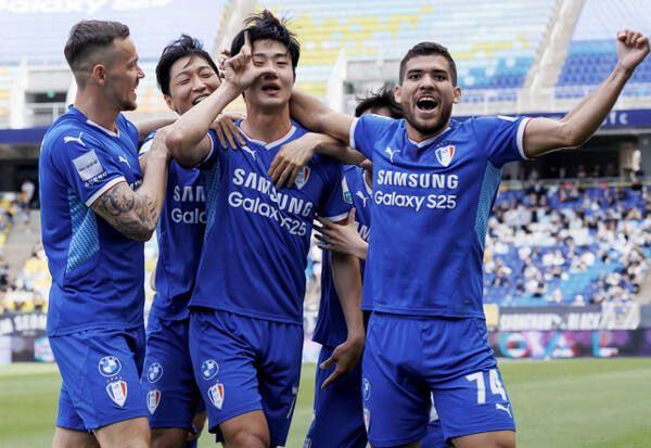 최근 4경기째 무승 부진에 빠진 K리그2 수원 삼성이 13일 서울 이랜드와 29라운드 원정 경기를 치른다. 수원 삼성 제공