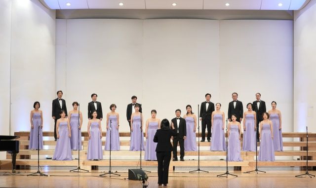 지난해 개최됐던 ‘제20회 수원합창제’ 무대 전경. (사)한국음악협회 수원시지부 제공