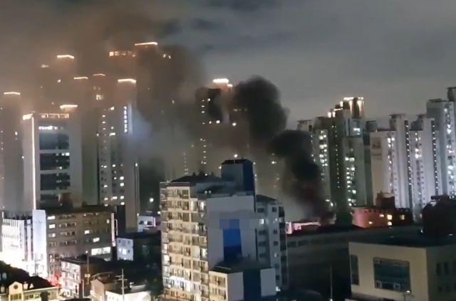 화재 현장. 연합뉴스