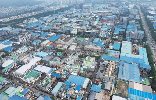 인천 남동구 고잔동 일대의 남동국가산업단지 전경. 경기일보 DB.