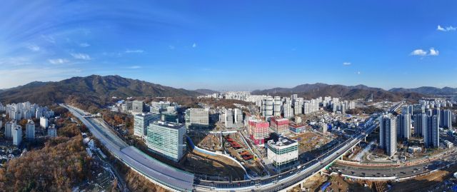 과천 지식정보터운 전경. 과천시 제공