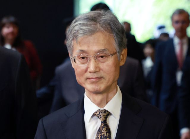 조희대 대법원장이 22일 서울 중구 신라호텔에서 열린 '2025 세종 국제 콘퍼런스' 개회식에 참석하고 있다. 연합뉴스