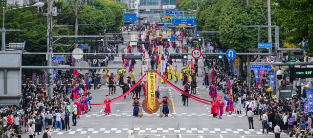 230년전 모습대로, 2025 정조대왕 능행차 공동재현 행렬[포토뉴스]