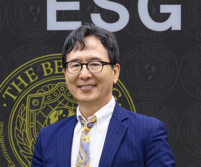 세명대학교 교양학부 특임교수로 임명된 서재익 한국ESG위원회 회장. 세명대