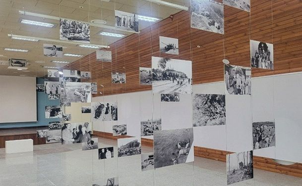 파주 임진각 민방위 대피소에서 개장하는 이산가족 예술 프로젝트 전시 ‘평화, 그리고 그리운 얼굴’ 전시회에서 선보일 작품. 파주시 제공