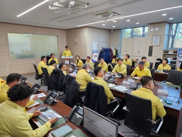 사회재난 대응체계 설명회 현장. 시흥시 제공