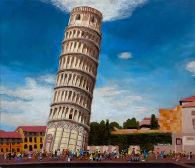 이재형, 피사의 사탑. 벗이미술관 제공