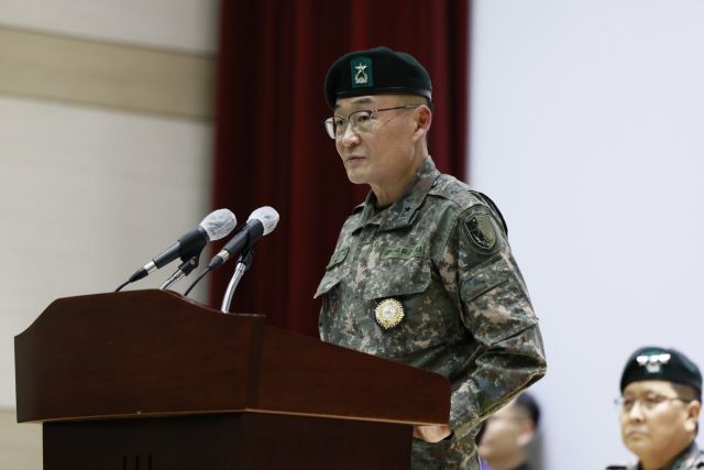 김용태 제40대 국군지휘통신사령부 사령관. 국군지휘통신사령부 제공