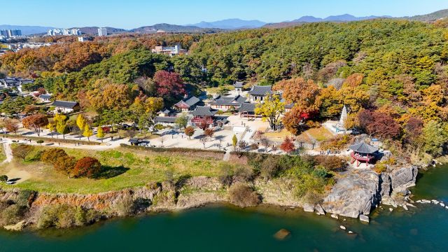 천년고찰 신륵사 전경. 여주시 제공