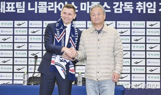 남자농구 대표팀 니콜라이스 마줄스 감독 취임 기자회견 [포토뉴스]