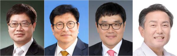 고보선 전 민주당 교육혁신특별위원장, 도성훈 인천시교육감, 심준희 인천청소년기본소득포럼 대표, 임병구 ㈔인천교육연구소 이사장