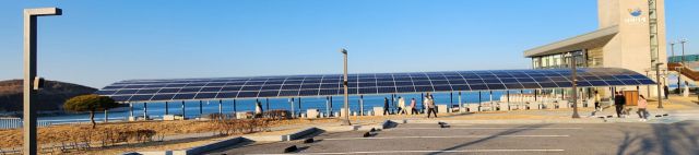 경기도가 올해 12개 시·군에 추진하는 ‘기후안심 그늘 프로젝트’ 유사 사례 모습. 경기도 제공