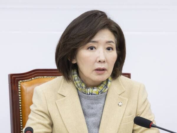 국민의힘 나경원 지방선거 총괄기획단 위원장이 지난해 12월 23일 국회에서 지선 총괄기획단 전체 회의에서 발언하고 있다. 연합뉴스