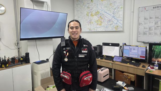 이상석 김포소방서 소방교. 양형찬기자