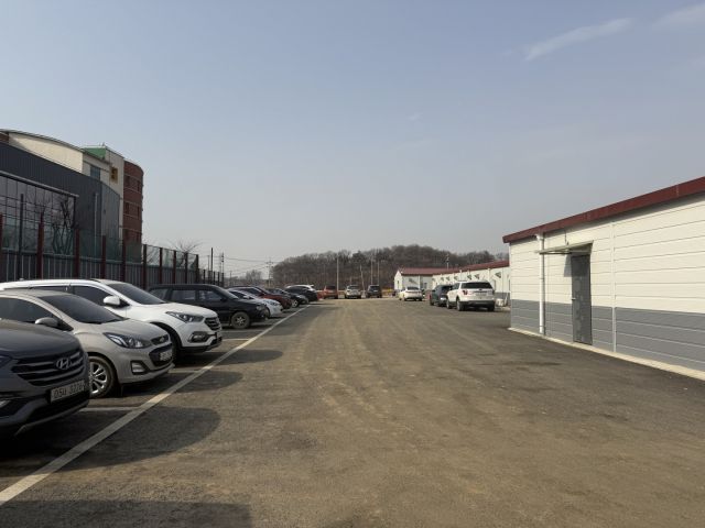 LH현장사업소 내 개방주차장. 시흥시 제공