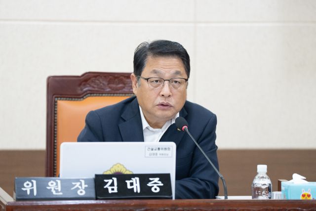 김대중 건설교통위원장(국민의힘·미추홀구2). 인천시의회 제공