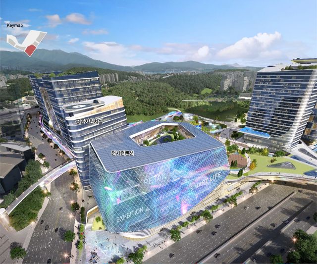 백현마이스 도시개발사업 조감도. 성남시 제공