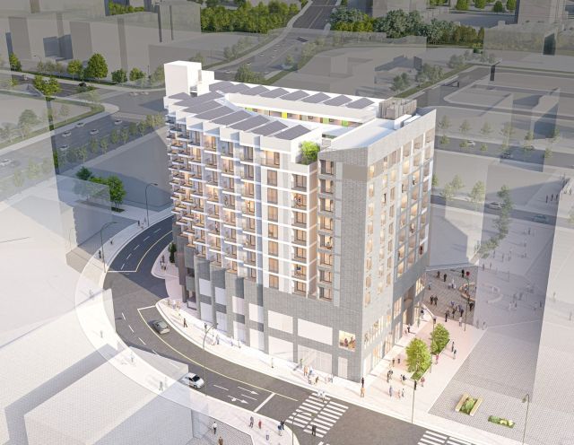 광명시 소하동 1342-5에 건설 중인 공공임대주택 조감도. 광명시 제공