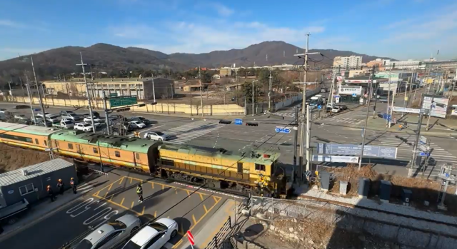 의정부시 교외선 교차로 전경. 의정부시 제공