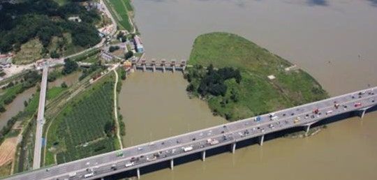 김포 한강하구 백마도 전경. 김포시 제공