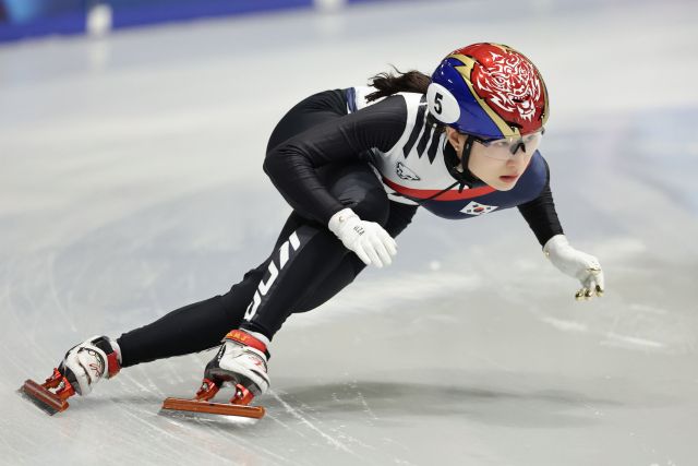 여자 쇼트트랙 대표팀의 최민정(성남시청). 연합뉴스