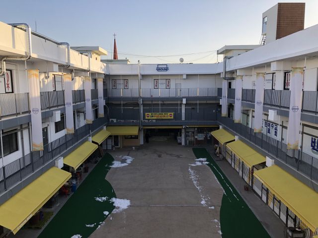 원종중앙시장 중정 창업자 입점 예정 공간. 부천시 제공