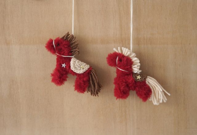 국립민속박물관 파주관 설 세시행사 말 모양 키링 만들기. 국립민속박물관 제공