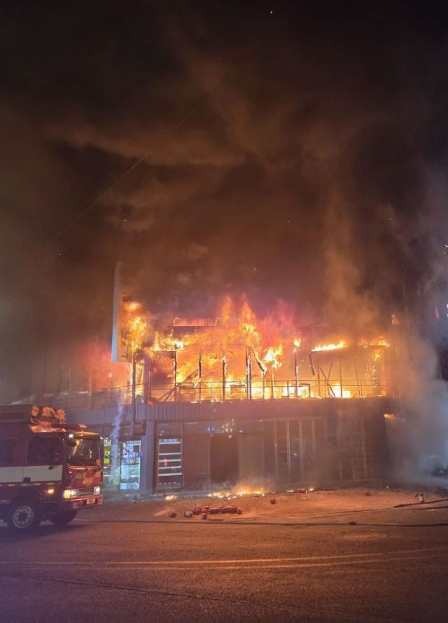 화재 현장. 경기도소방재난본부 제공