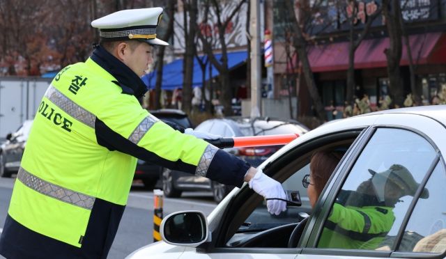 경찰 음주단속. 연합뉴스