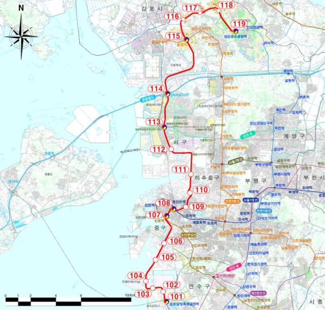 제2차 인천시 도시철도망 구축 계획안