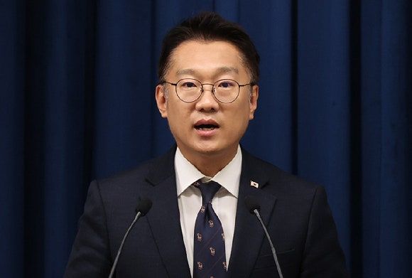 김남준 청와대 대변인. 연합뉴스