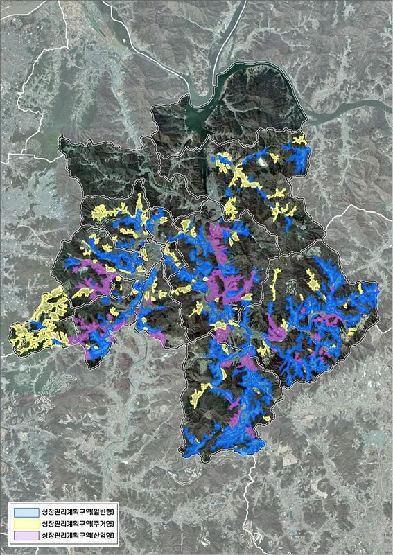 광주시 ‘2030년 성장관리계획구역’ 현황도. 광주시 제공