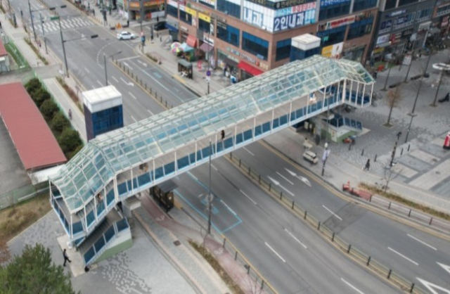 구리시 갈매중앙육교 캐노피 설치 조감도. 구리시 제공