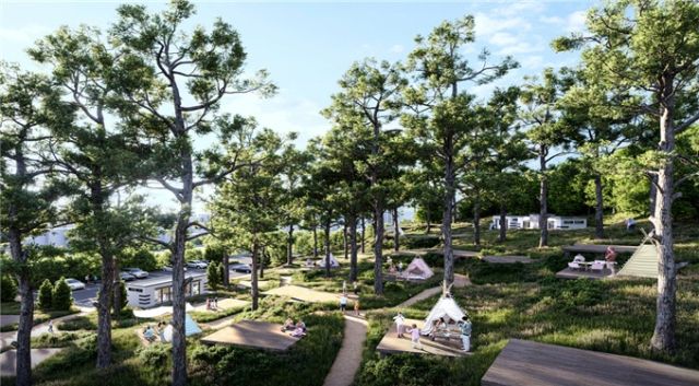 공공캠핑장 사례도 1부. 남양주시 제공