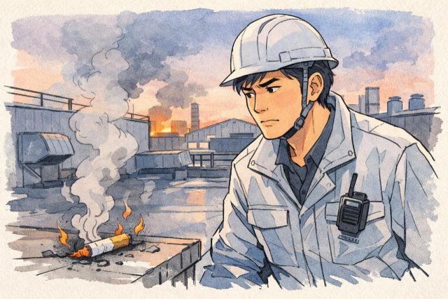 담배꽁초로 인한 불 이미지. 경기일보 AI