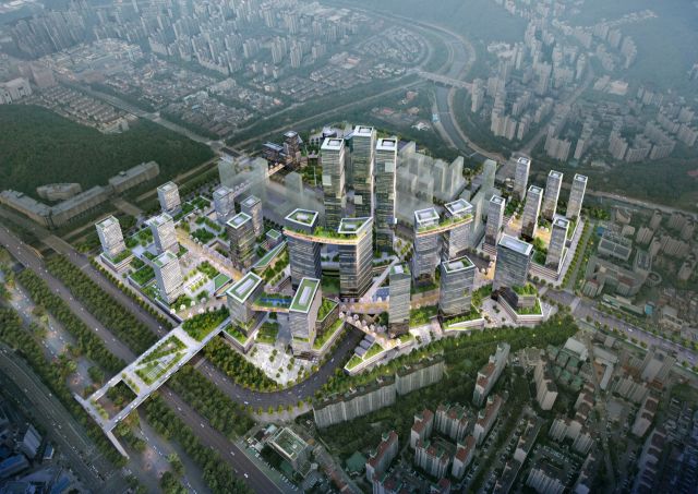 오리역세권 제4테크노밸리 조감도. 성남시 제공