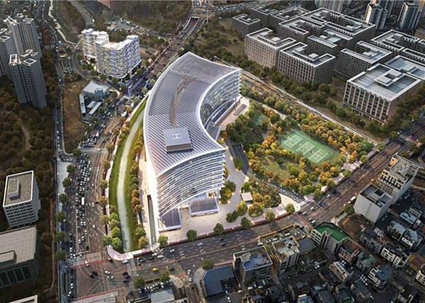 위례 포스코글로벌센터 조감도. 성남시 제공