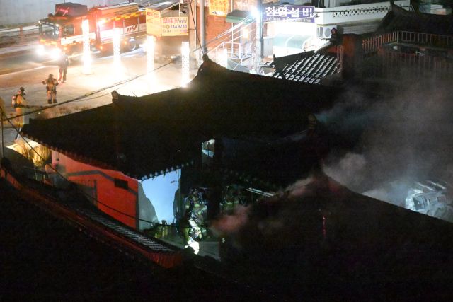 수원 남수동 음식점 화재 [포토뉴스]