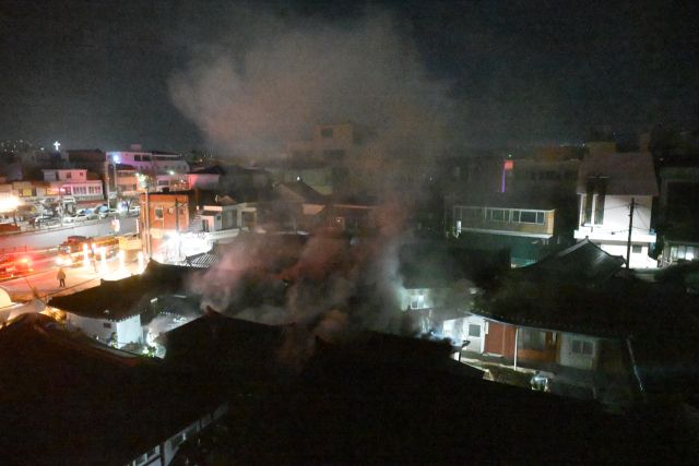 수원 남수동 음식점 화재 [포토뉴스]