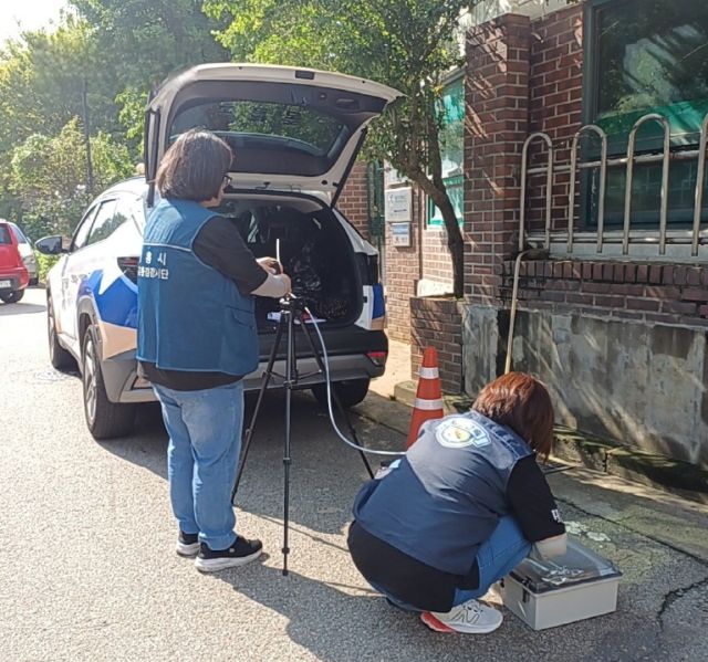 민간환경감시원 활동 모습. 시흥시