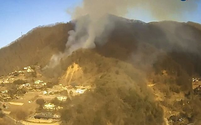 양평군 서종면 수능리 화재 현장. 경기소방 제공