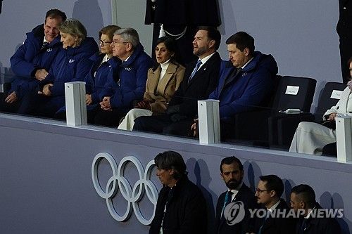 밴스 미국 부통령(상단 왼쪽에서 여섯 번째). 연합뉴스