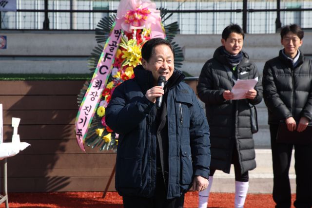 퇴계원읍, 2026년 퇴계원·도제원 축구회 시무식 개최. 남양주시 제공
