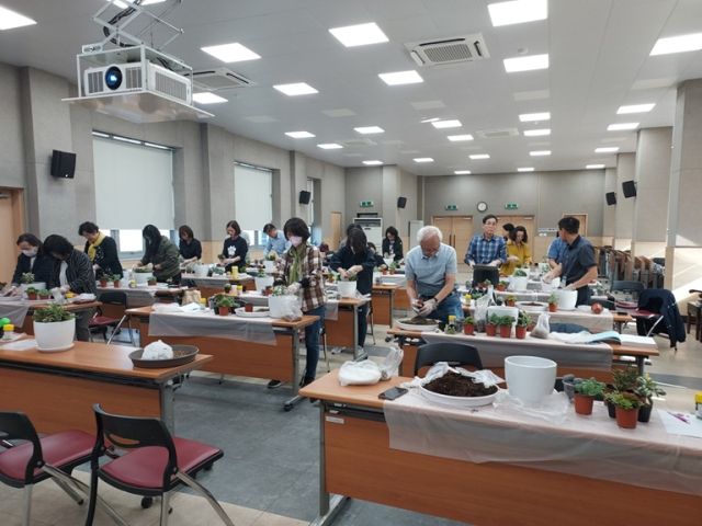 파주시 도시농업전문가반 수업 모습. 파주시 제공